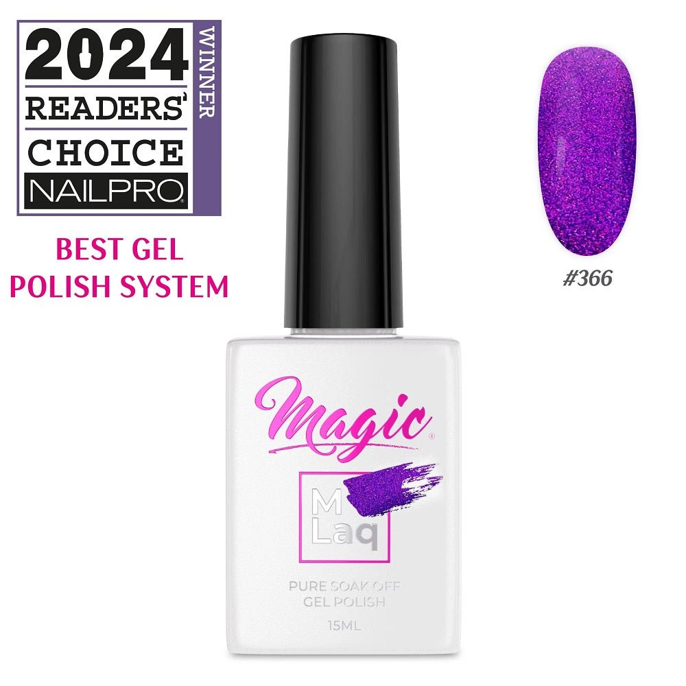 MAGIC GEL MLaq VIVID CAT EYE COLLECTION GEL POLISH VALUE KIT - Purple Beauty Supplies