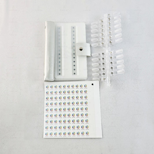 MAGNETIC GEL POLISH COLOR BOOK W/ REMOVABLE TIPS (78 colors) - Purple Beauty Supplies