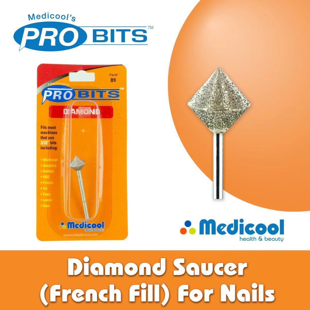 *MEDICOOL DIAMOND FRENCH FILL BIT MEDIUM - Purple Beauty Supplies