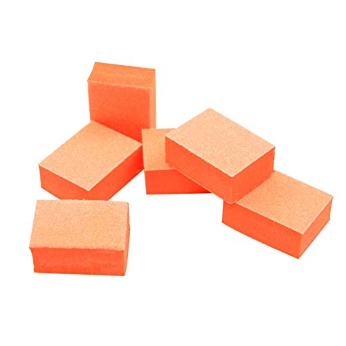 MINI ORANGE BLOCK BUFFER 80/100 \ BUY 150CT SHEET FOR $19.95 - Purple Beauty Supplies