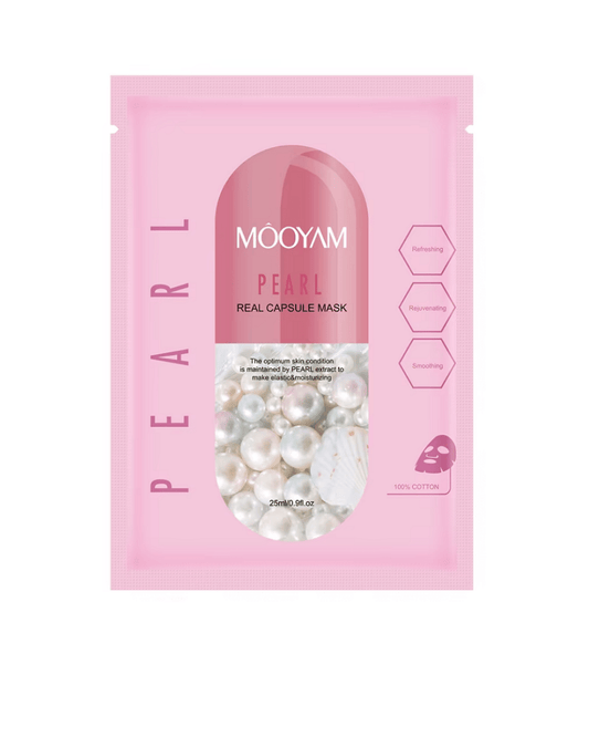 MOOYAM CAPSULE SHEET MASK | PEARL - Purple Beauty Supplies