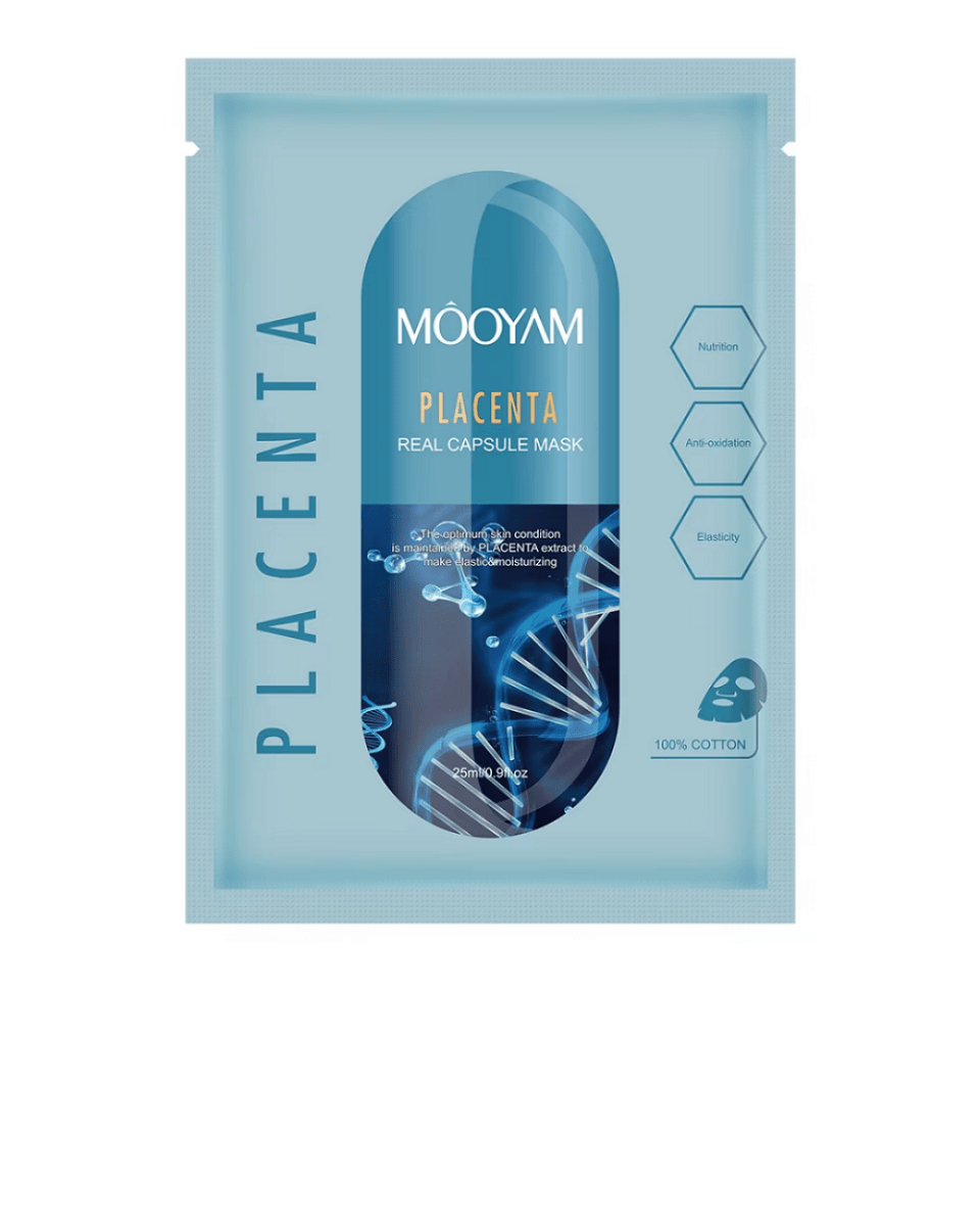 MOOYAM CAPSULE SHEET MASK | PLACENTA - Purple Beauty Supplies