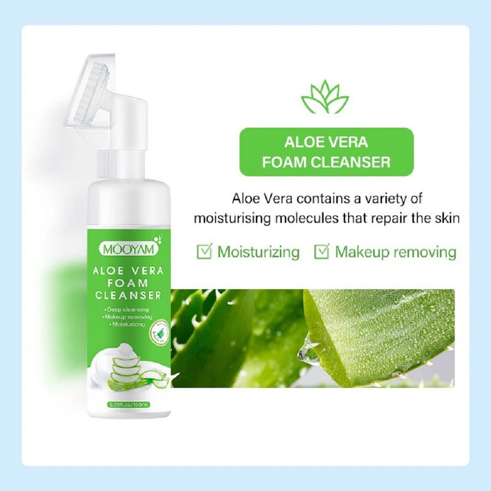 MOOYAM FOAM CLEANSER 150 ML | ALOE VERA - Purple Beauty Supplies