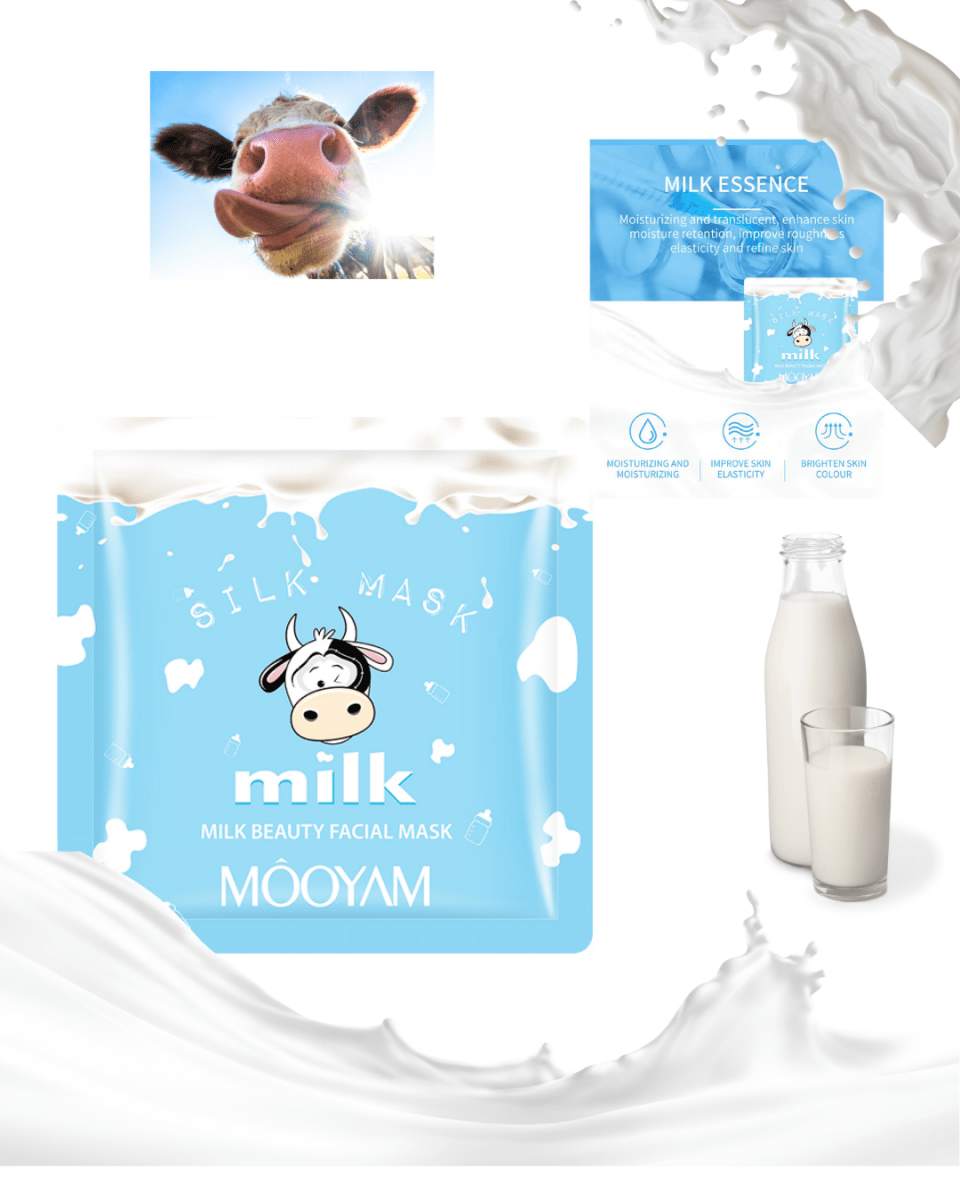 MOOYAM MILK FACIAL SHEET MASK - Purple Beauty Supplies