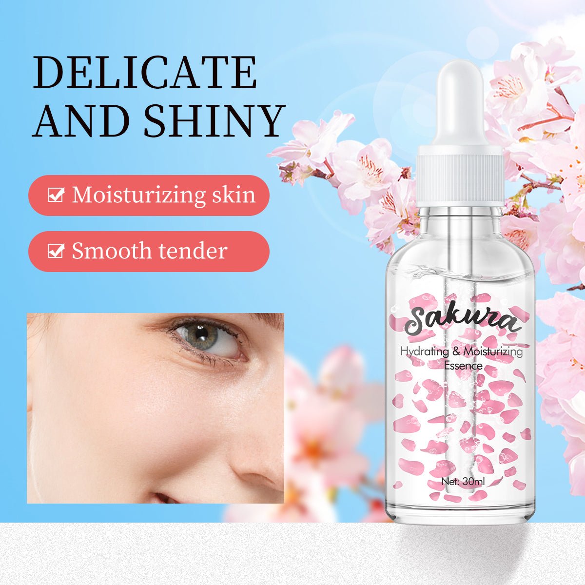 MOOYAM MOISTURIZING ESSENCE | SAKURA 30ML - Purple Beauty Supplies