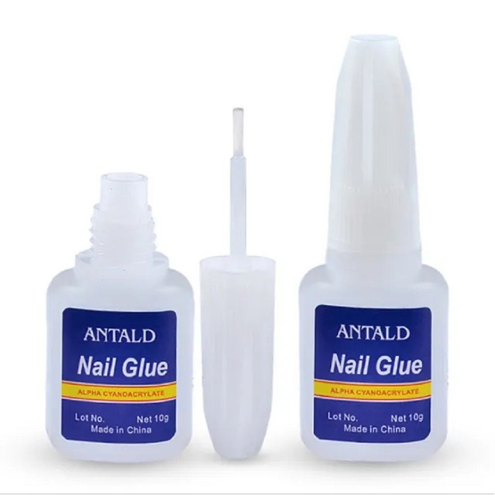 NAIL GLUE WITH BRUSH 10G - Purple Beauty Supplies