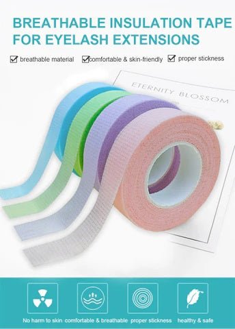 NON - WOVEN BREATHABLE INSULATION LASH TAPE - PINK - Purple Beauty Supplies