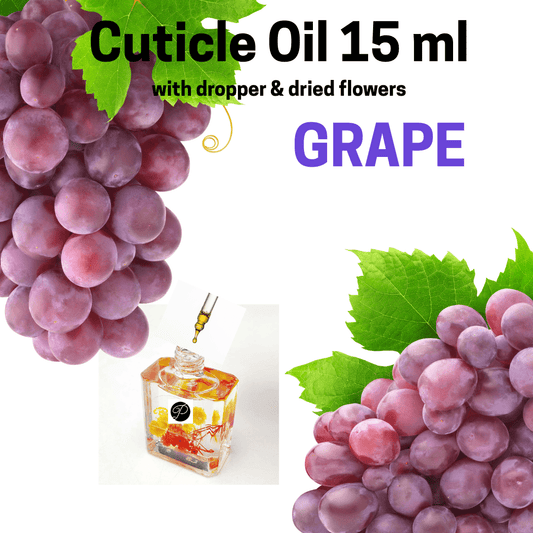P FLOWER CUTICLE OIL 15ML | GRAPE - Purple Beauty Supplies