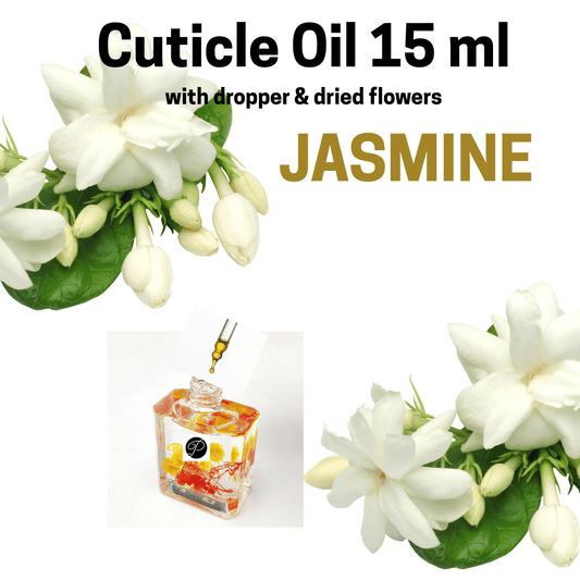 P FLOWER CUTICLE OIL 15ML | JASMINE - Purple Beauty Supplies