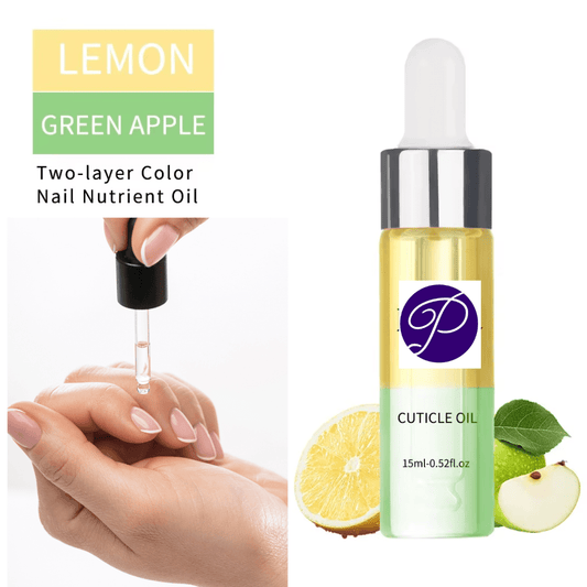 P TWO - LAYER CUTICLE | LEMON & GREEN APPLE 15ML - Purple Beauty Supplies