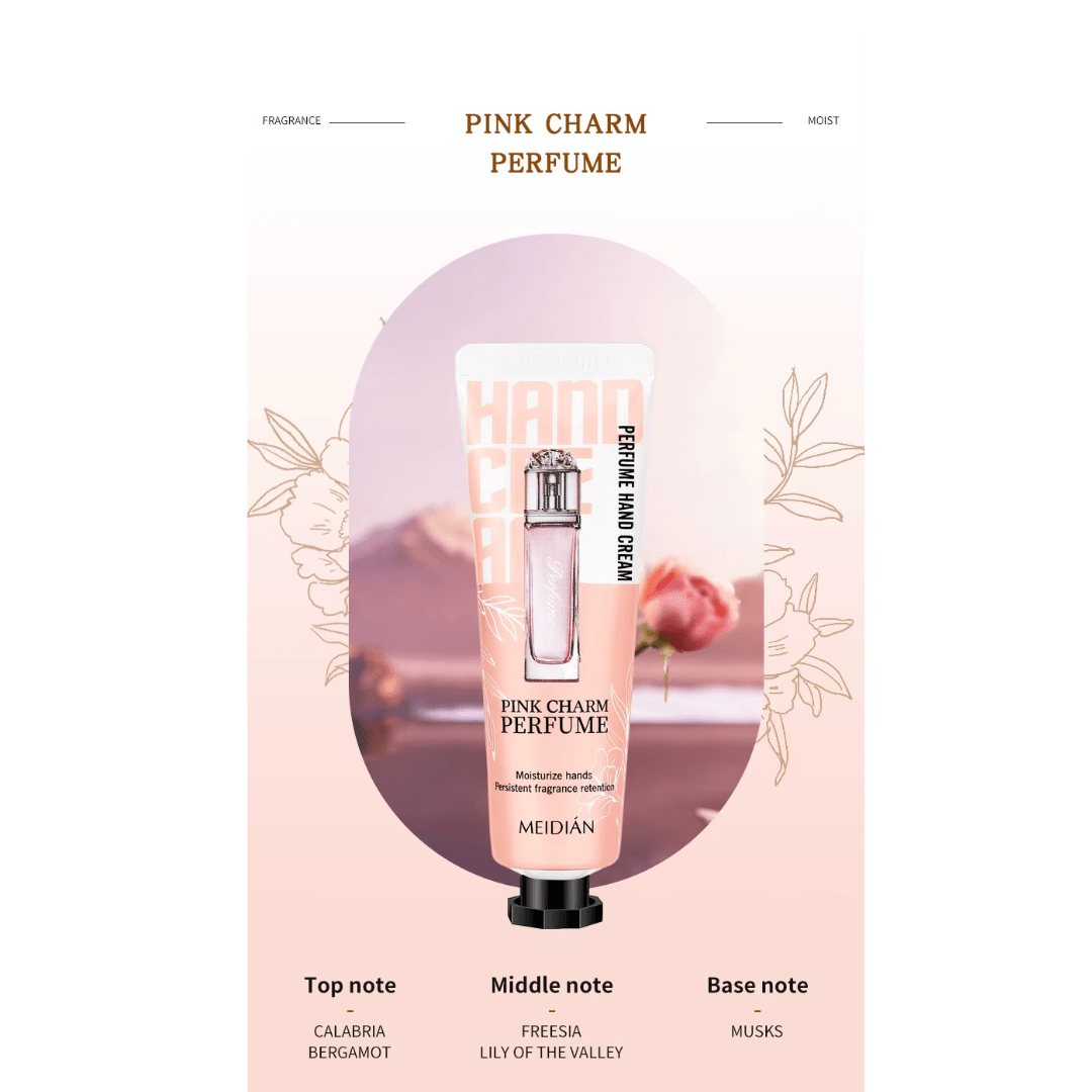 PERFUMED HAND CREAM 30GM | PINK CHARM - Purple Beauty Supplies