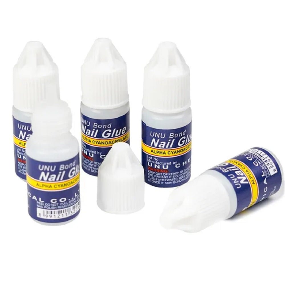 PINK NAIL GLUE DROPPER BOTTLE 3G - Purple Beauty Supplies
