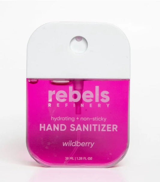 REBELS REFINERY POCKET SANITIZER - WILDBERRY - Purple Beauty Supplies