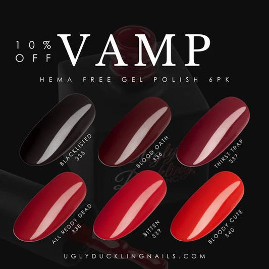UGLY DUCKLING GEL POLISH VAMP COLLECTION 6 PK - Purple Beauty Supplies