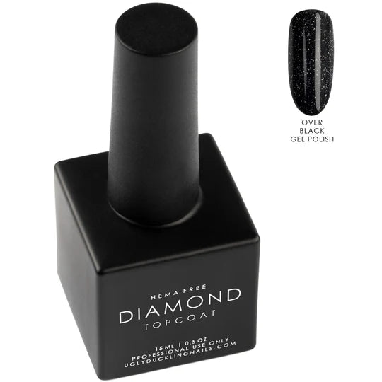 UGLY DUCKLING HEMA FREE DIAMOND NO WIPE TOPCOAT 15 ML - Purple Beauty Supplies