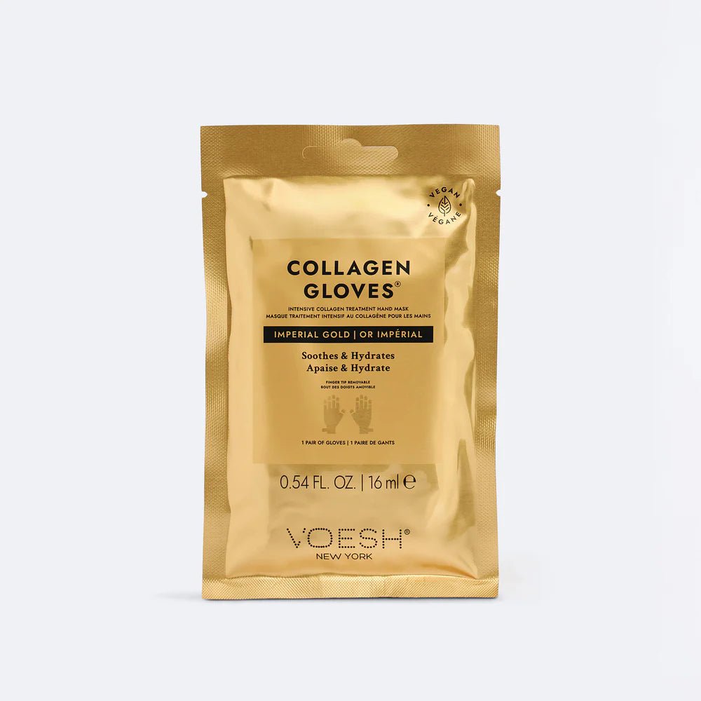 VOESH IMPERIAL GOLD | COLLAGEN GLOVES - Purple Beauty Supplies