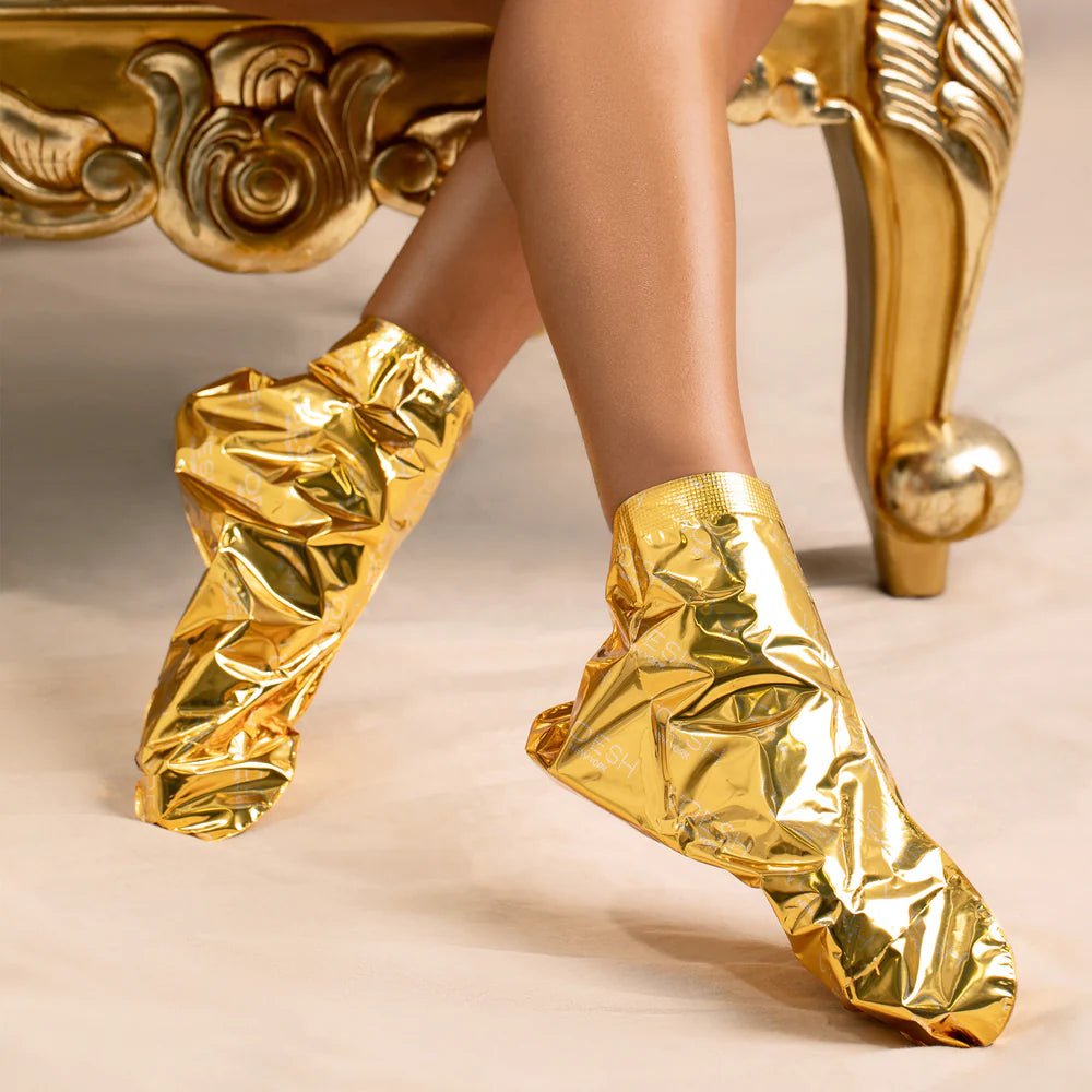 VOESH IMPERIAL GOLD | COLLAGEN SOCKS - Purple Beauty Supplies