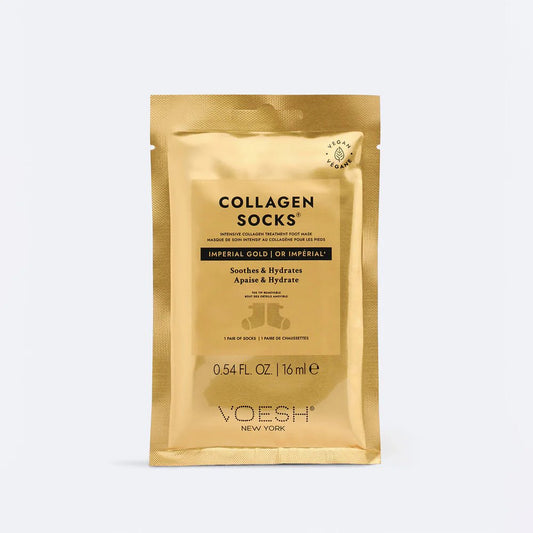 VOESH IMPERIAL GOLD | COLLAGEN SOCKS - Purple Beauty Supplies