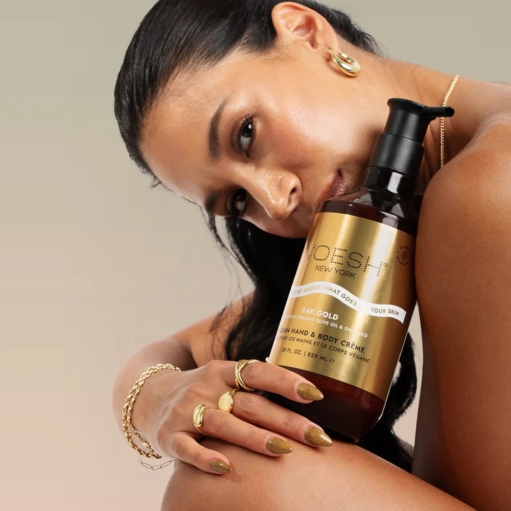VOESH IMPERIAL GOLD | VEGAN BODY & HAND CREME 28 OZ - Purple Beauty Supplies