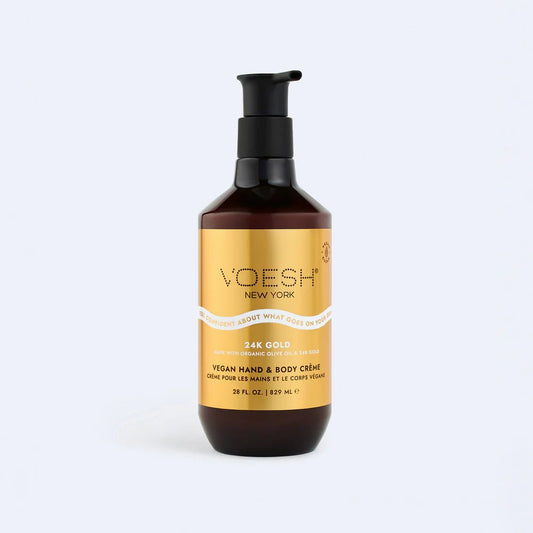 VOESH IMPERIAL GOLD | VEGAN BODY & HAND CREME 28 OZ - Purple Beauty Supplies