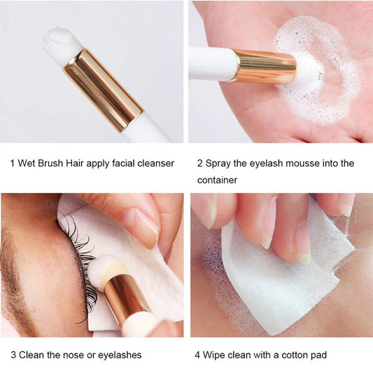 WHITE LASH CLEANING BRUSH - Purple Beauty Supplies