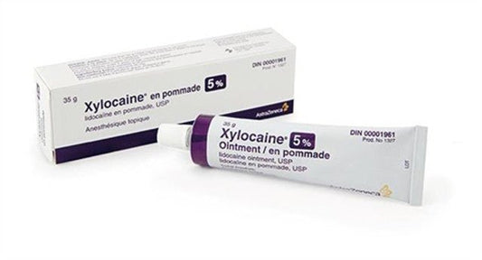 XYLOCAINE ANESTHETIC OINTMENT 5% 35 G - Purple Beauty Supplies