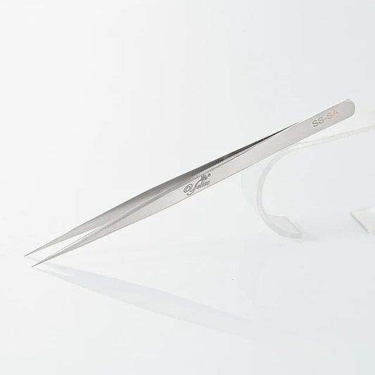 YELIX EYELASH FINE POINT TWEEZERS - Purple Beauty Supplies