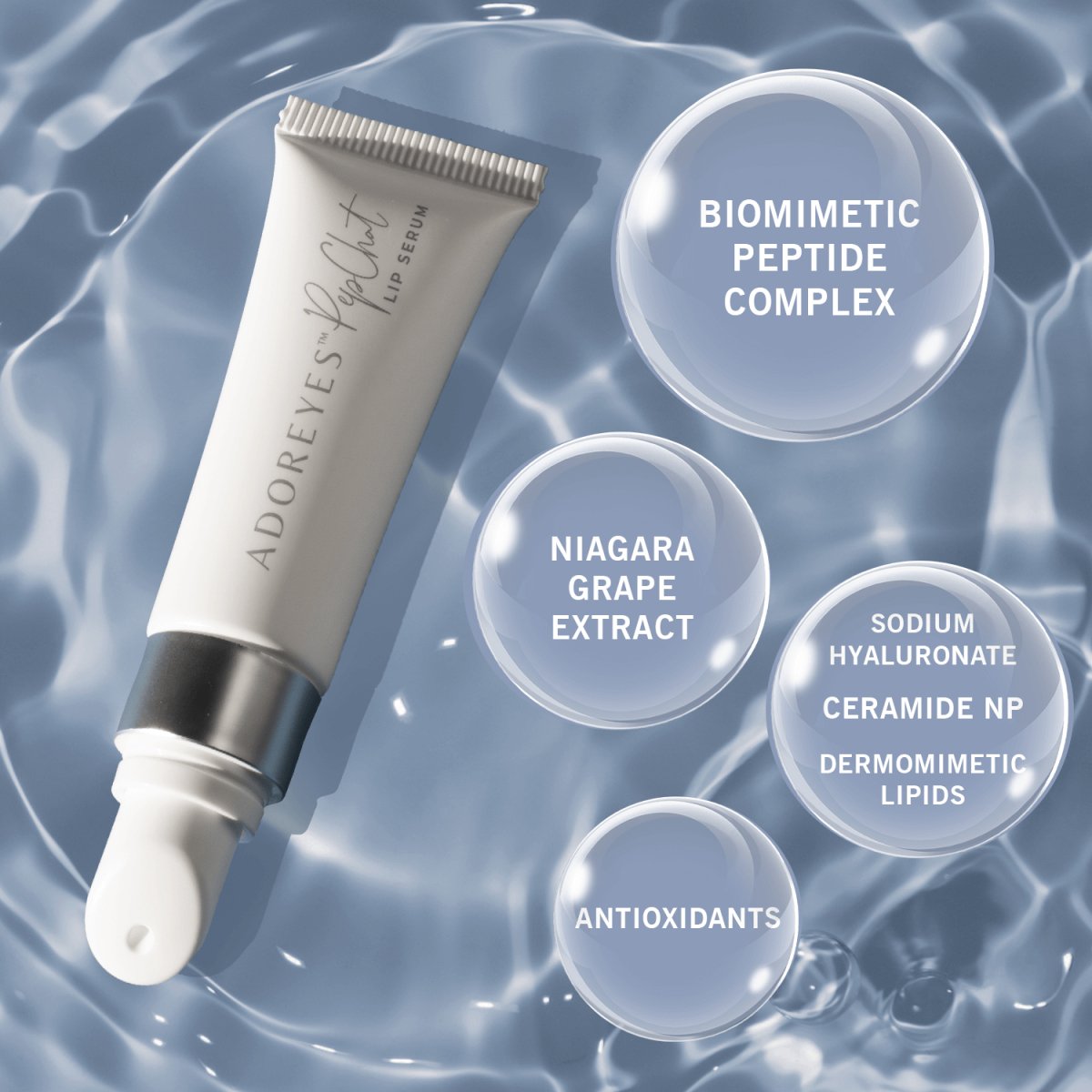 ADOREYES LIPCHAT SERUM .33 OZ/10 ML - Purple Beauty Supplies