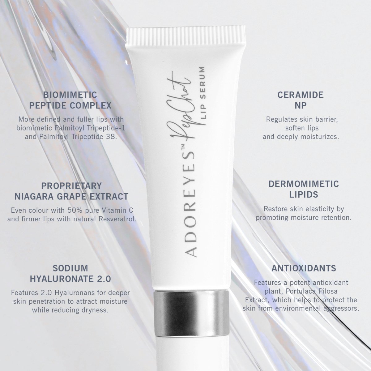 ADOREYES LIPCHAT SERUM .33 OZ/10 ML - Purple Beauty Supplies