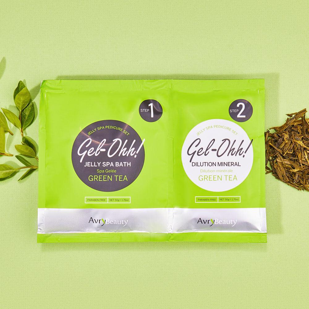 AVRY BEAUTY GELOHH JELLY SPA PEDI BATH GREEN TEA Purple Beauty