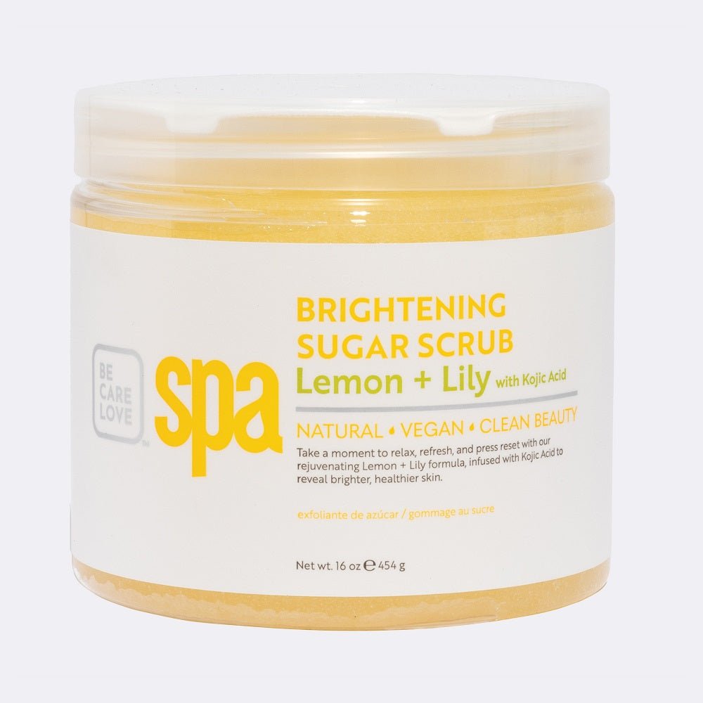 BCL SPA LEMON + LILY SUGAR SCRUB 16 OZ/454 G - Purple Beauty Supplies