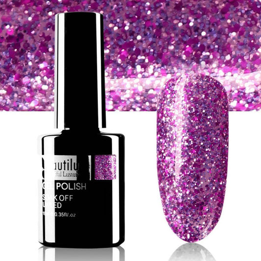 BEAUTILUX GEL POLISH BLING #135 10ml - Purple Beauty Supplies