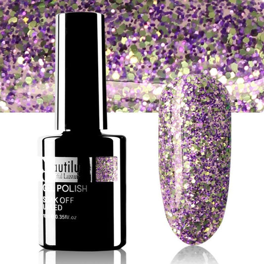 BEAUTILUX GEL POLISH BLING #138 10ml - Purple Beauty Supplies