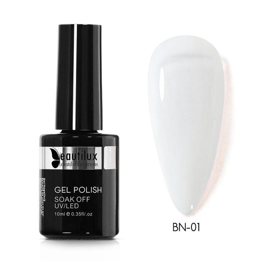BEAUTILUX GEL POLISH #BN01 (MILKY SHEER SERIES) - Purple Beauty Supplies