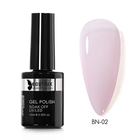 BEAUTILUX GEL POLISH #BN02 (MILKY SHEER SERIES) - Purple Beauty Supplies