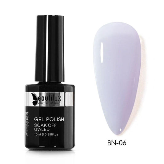 BEAUTILUX GEL POLISH #BN06 (MILKY SHEER SERIES) - Purple Beauty Supplies