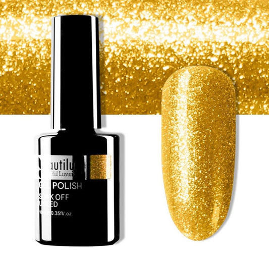 BEAUTILUX GEL POLISH DIAMOND GLITTER #147 10ml - Purple Beauty Supplies