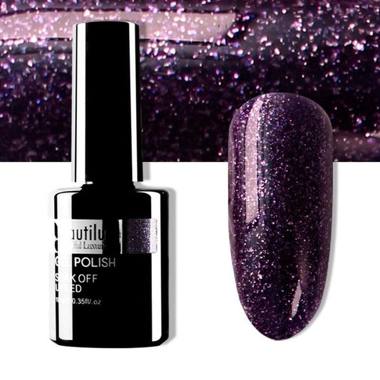 BEAUTILUX GEL POLISH DIAMOND GLITTER #150 10ml - Purple Beauty Supplies