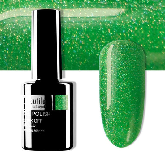 BEAUTILUX GEL POLISH RAINBOW GLITTER #157 10ml - Purple Beauty Supplies