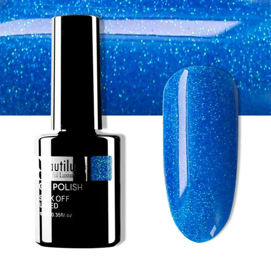 BEAUTILUX GEL POLISH RAINBOW GLITTER #159 10ml - Purple Beauty Supplies