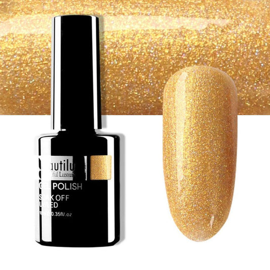 BEAUTILUX GEL POLISH RAINBOW GLITTER #166 10ml - Purple Beauty Supplies