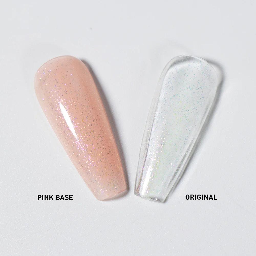 BEAUTILUX GLITTER NO WIPE TOP COAT #GT-04 (Starry) - Purple Beauty Supplies