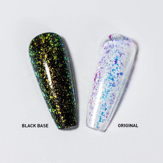 BEAUTILUX GLITTER NO WIPE TOP COAT #GT-14 (Opal) - Purple Beauty Supplies