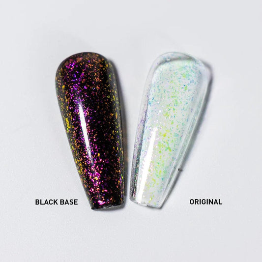 BEAUTILUX GLITTER NO WIPE TOP COAT #GT-16 (Opal) - Purple Beauty Supplies