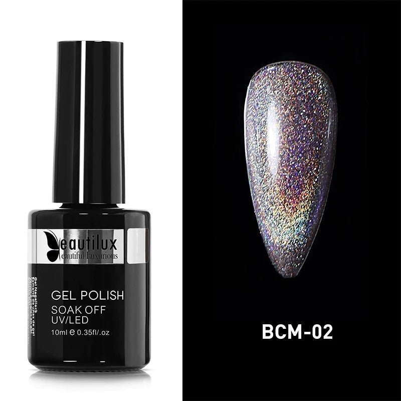 BEAUTILUX HOLOGRAPHIC CAT EYE #02 - Purple Beauty Supplies