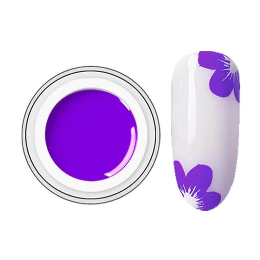 BEAUTILUX NAIL ART PAINTING GEL 10g #06 PURPLE - Purple Beauty Supplies