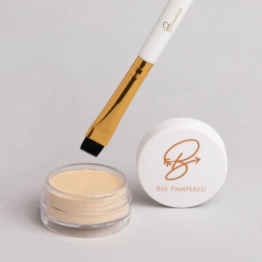 BEE PAMPERED BROW HIGHLIGHTER W/ BRUSH - Purple Beauty Supplies