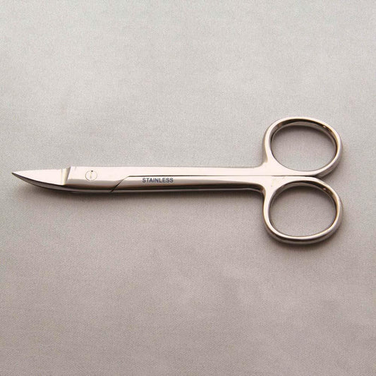 BODY TOOLZ CURVED TIP TOE NAIL SCISSOR 4 1/4" - Purple Beauty Supplies
