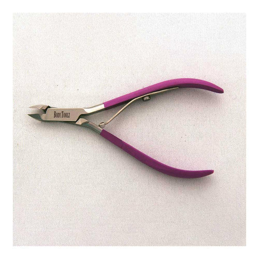 BODY TOOLZ SOFT TOUCH NIPPER 1/4 JAW PURPLE - Purple Beauty Supplies
