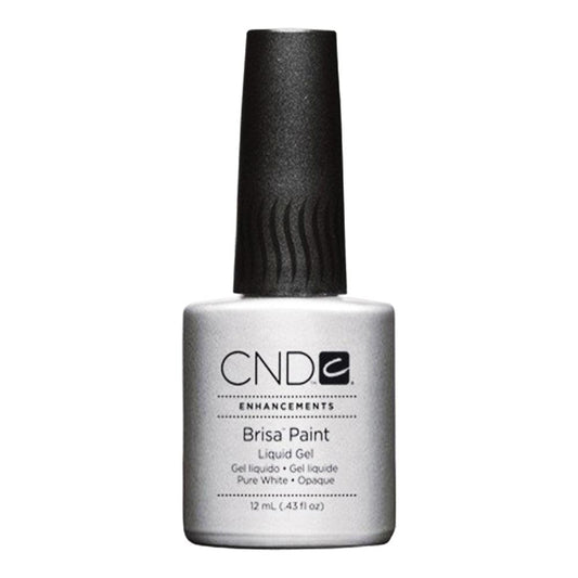 CND BRISA PAINT PURE WHITE OPAQUE .43 OZ - Purple Beauty Supplies